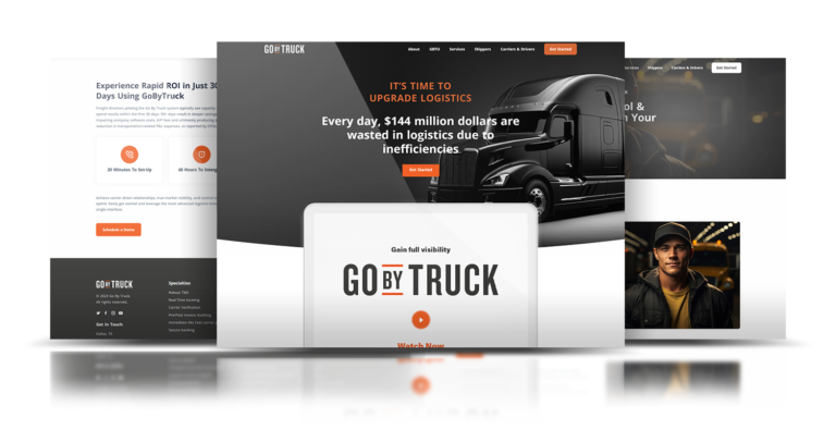 Go By Truck - Mockup - Packy Savvenas 3 Screen